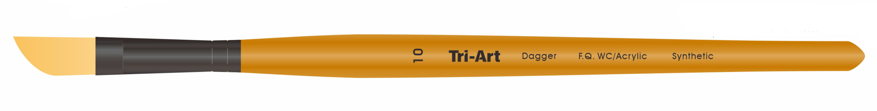 Tri-Art Mfg. - Wholesale Paint/wax brush - Tri-Art Artist Brushes - Short Synthetic - WC/Acryl - Dagger0
