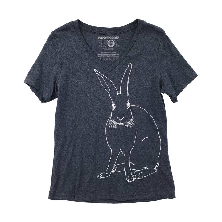Supermaggie @ Faire - Wholesale Screen Printed T-Shirt - Women's - Funny Bunny Vera Vee