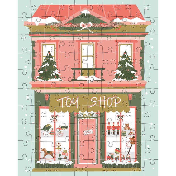JIGGY Puzzles - Wholesale Puzzle - Kids - JIGGY Junior 100pc: Christmas at the Toy Shop by Angela Nickeas3