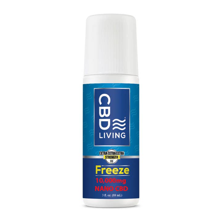 CBD Living - Wholesale CBD Cream/Lotion - CBD Freeze Roll On Topical - Muscle Pain Relief