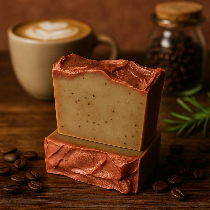 DeShawn Marie Soap Boutique - Wholesale Bar Soap - Hot Mocha Coffee Soap Loaf 3.5 lb