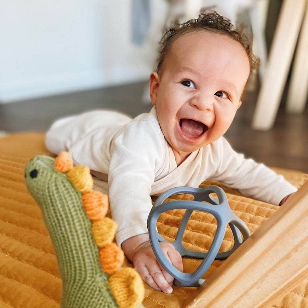 Estella – wholesale Handheld rattle – Baby – Baby Rattle Toy-Brachiosaurus Dinosaur (Machine Washable)5