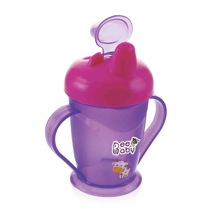 Beebaby - Wholesale Drinking Glass/Cup - Kids & Baby - Beebaby Twin Handle Sipper Double Colour 180ml / 6oz.11