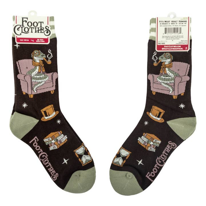 FootClothes LLC - Wholesale Socks - Unisex - Sir Pent McSlithers Crew Socks7
