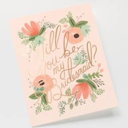 Carte « Will you be my Bridesmaid? » Rifle Paper Co. pour la vente par Dreamkey Design