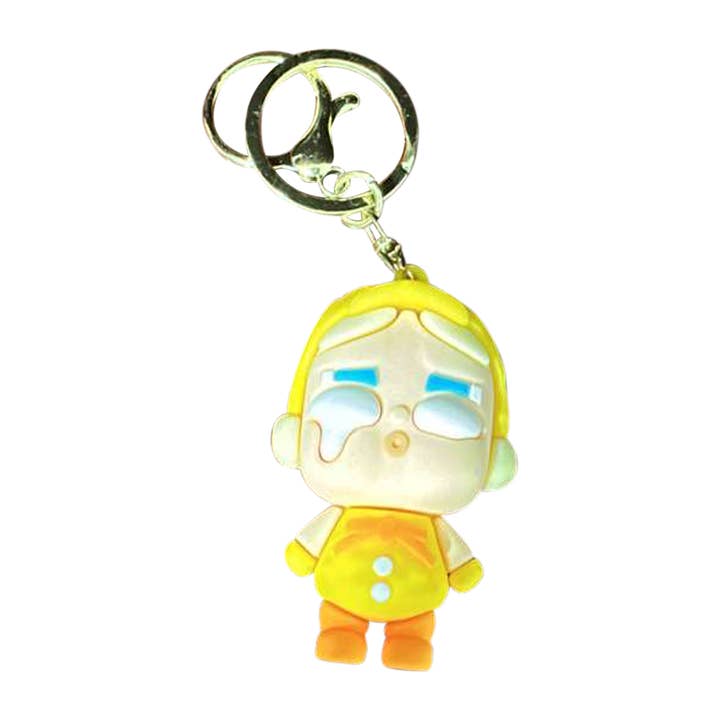 K & S WHOLESALE INC - Wholesale Keychain – Unisex - Crying Again Keychain 24 CT Counter Display 1