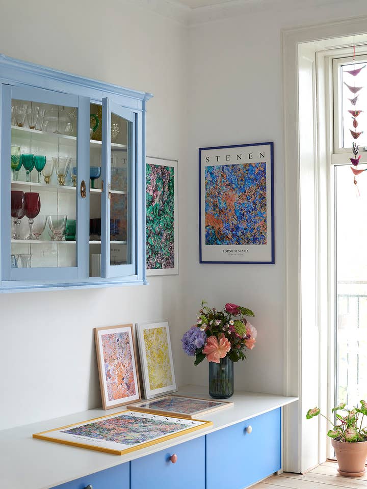 Stenen - Blå för wholesale av Posters by Josefine Amalie