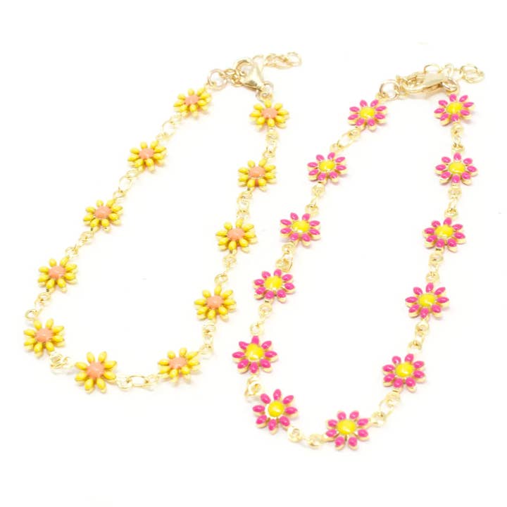 Flower Power Bracelet for wholesale by Crafts & Love