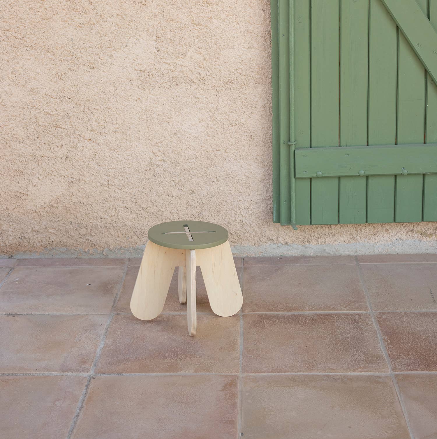 Babai - Wholesale Stool - Kids Wooden Stool X khaki7