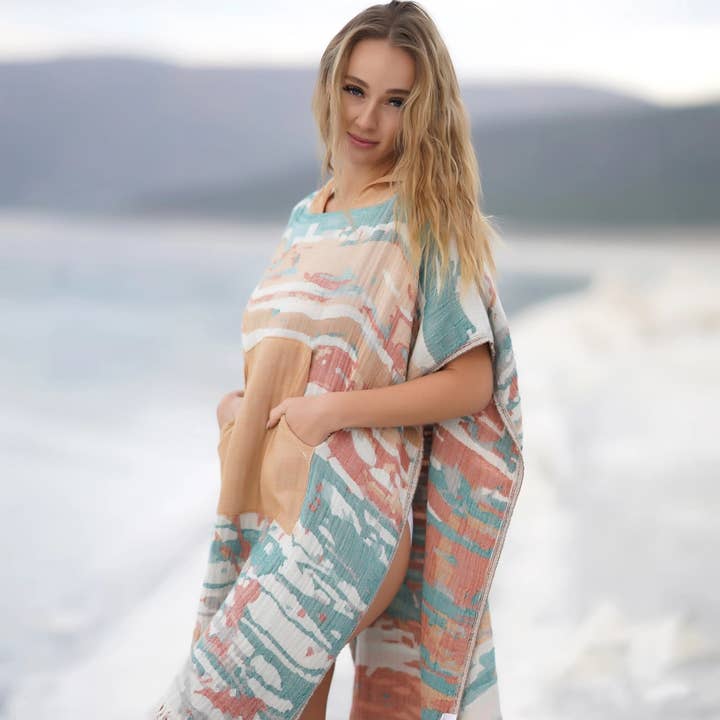 Bagno Milano - Vente Peignoir – femme - Collection de peignoirs et ponchos en peshtemal bio Bagno Milano65