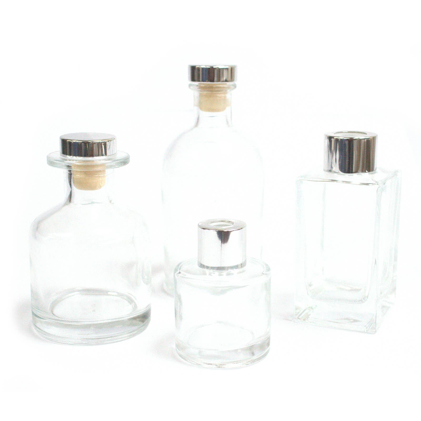 AWGifts Europe - Wholesale Reed Diffuser - 50 ml Round Reed Diffuser bottle - Clear1