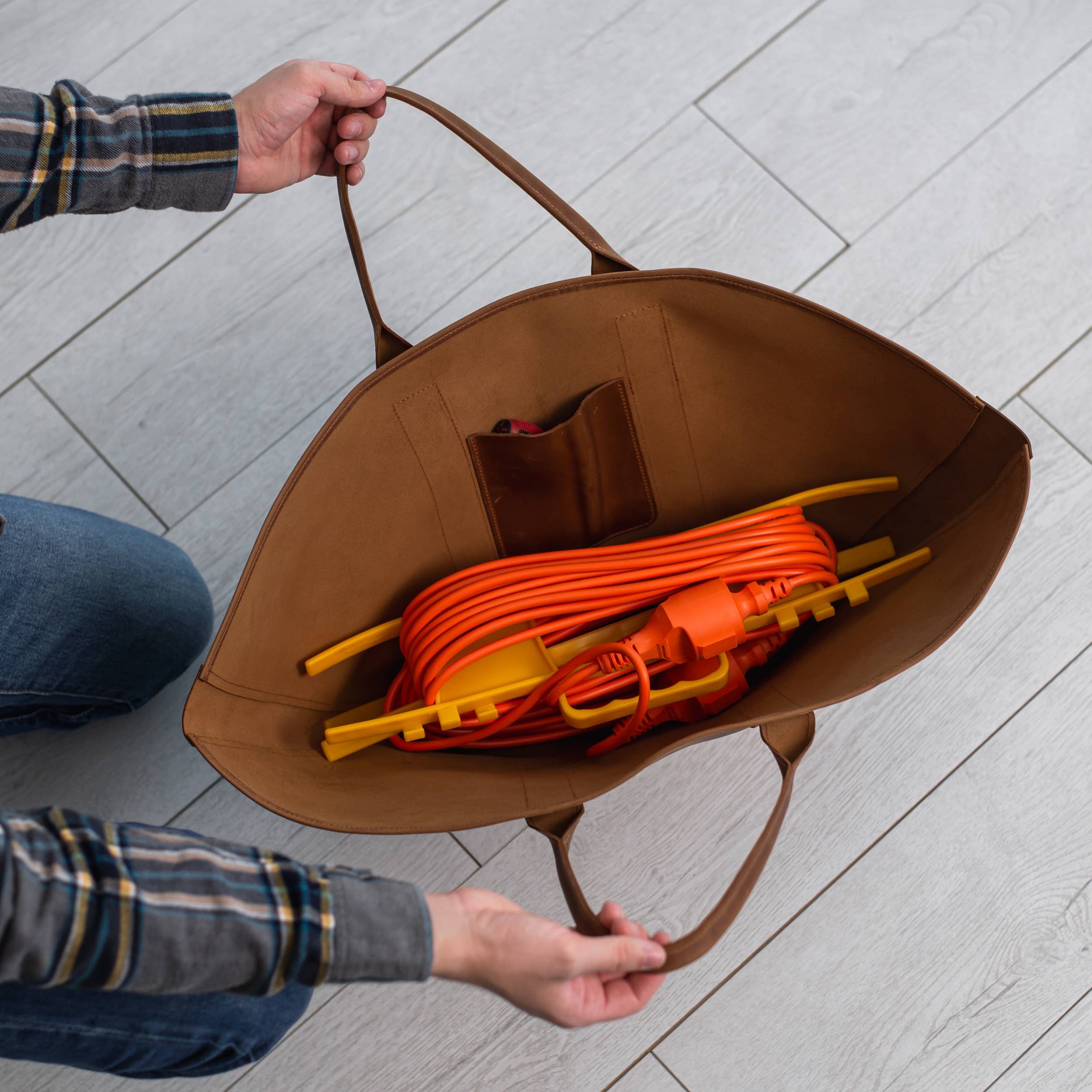 Pikore – wholesale Tool set – Leather Tool Bag for Men9