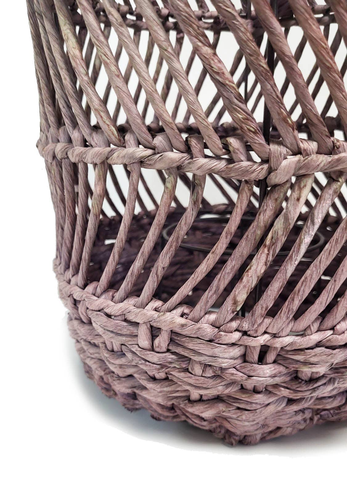 NHP International - Venta al por mayor Faroles - Faroles Deia de ratán morado HBX 50 cm3