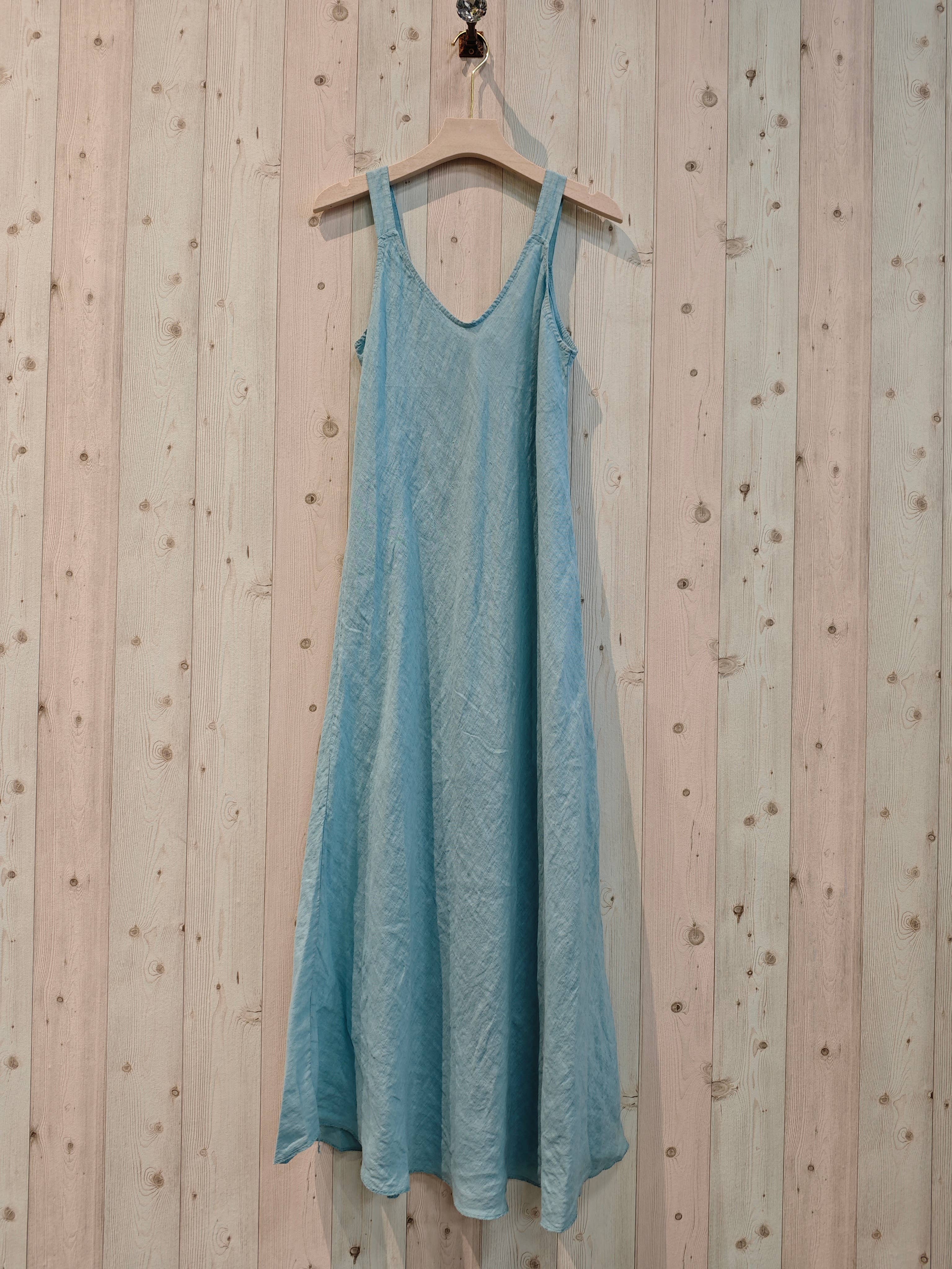 Linen & More - Vendita all'ingrosso Vestito - Donna - Vestito con bretelle in lino 100%10