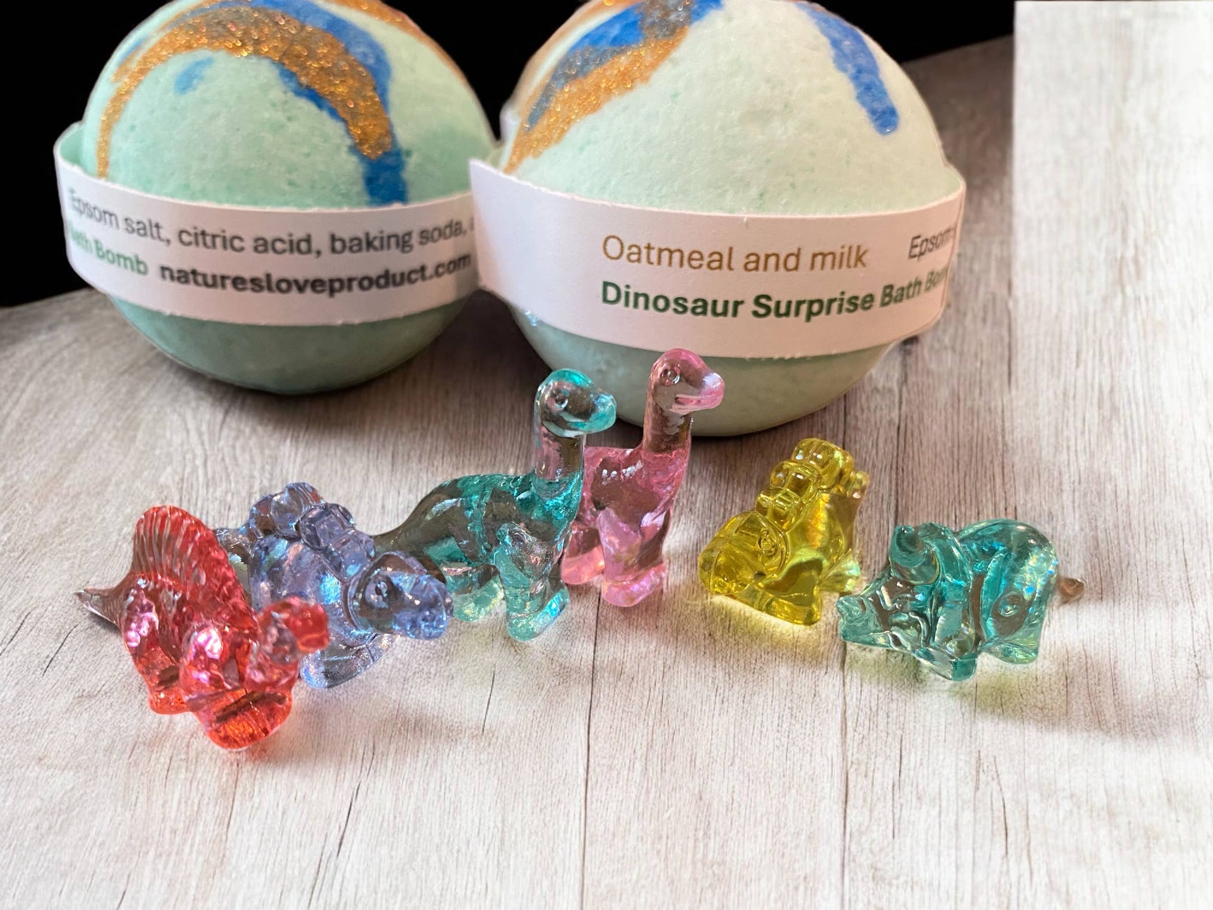 Nature's Love Product - Wholesale Bath Bomb/Fizz - Dinosaur Surprise Bath Bomb