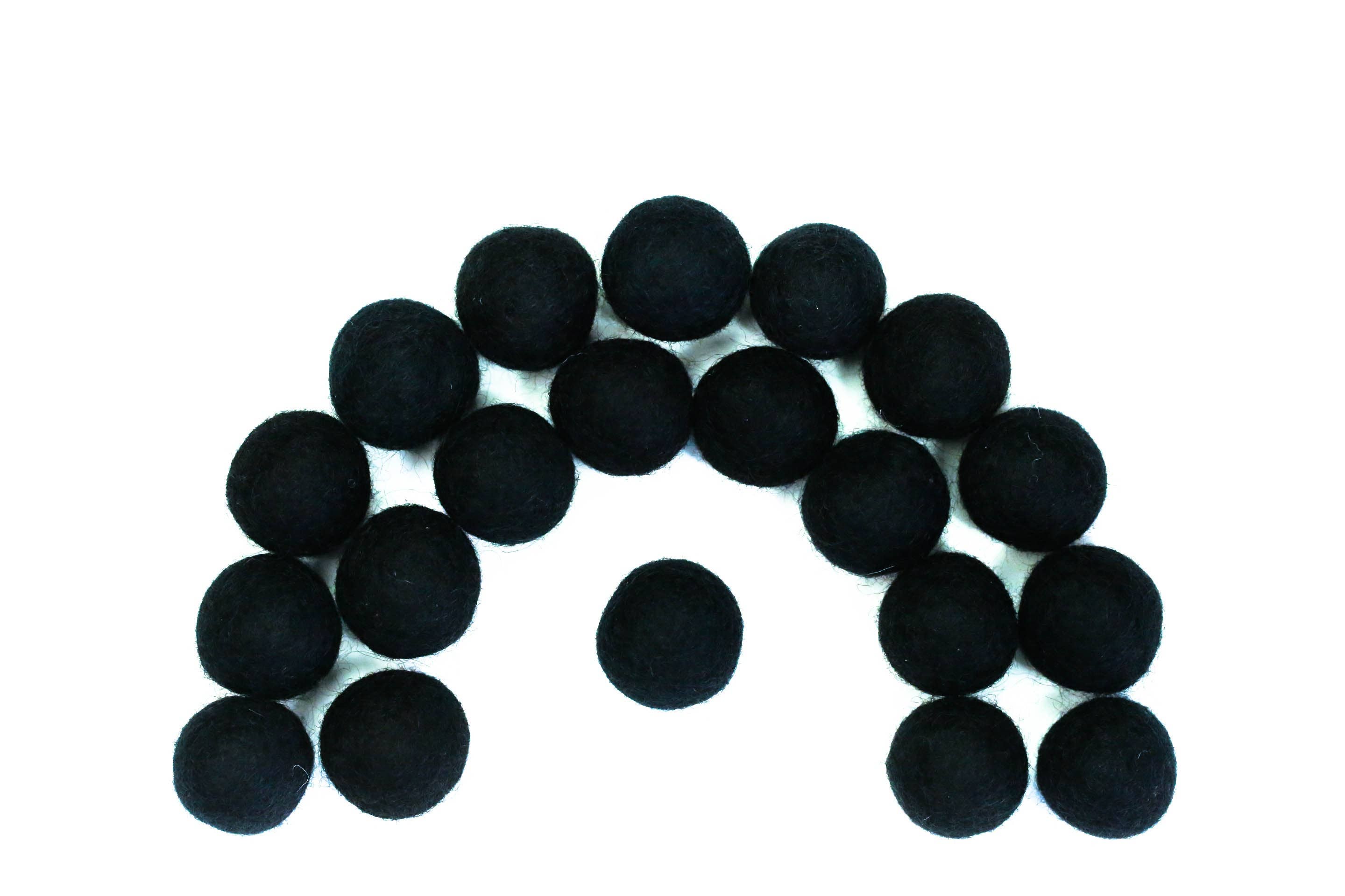 The Felt Pod - Wholesale Craft Supplies - 2.5 cm Felt Balls 100 Pieces -for DIY Garland Wool Beads0