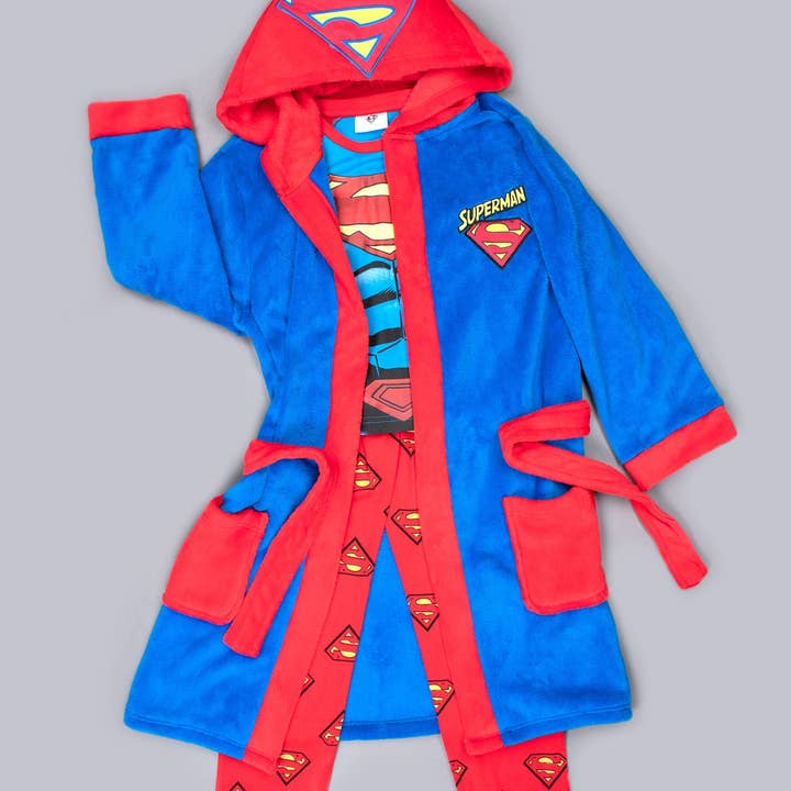 Fringoo Group Ltd - Wholesale Robe - Kids - Personalised Kids Superman Robe2