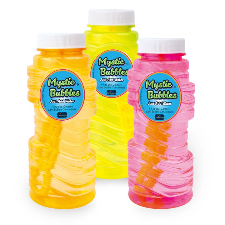 Continuum Games - Wholesale Bubble wand – Child - Mystic Bubble Mix 8 Oz