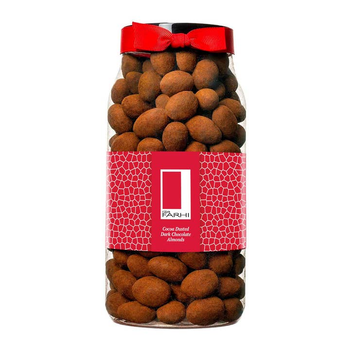 Mallow Tree Limited – wholesale Chocolate-covered sweets – Cocoa Dusted Dark Chocolate Almonds, Palm Oil Free, 740g