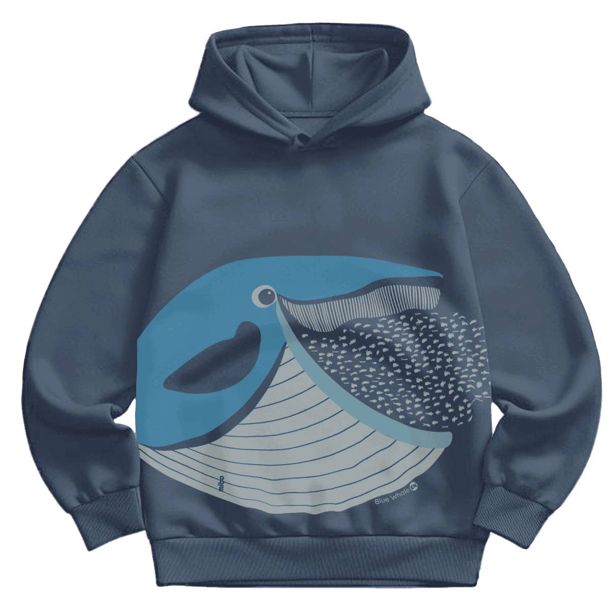 Coq En Pate - Wholesale Hoodie - Kids - Kids' organic hoodie, navy - Whale