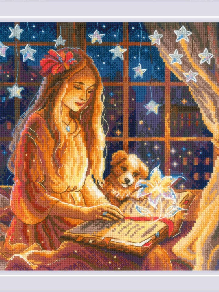 Cross Stitch Kit From Riolis 2262 Magic Book for wholesale by RIOLIS