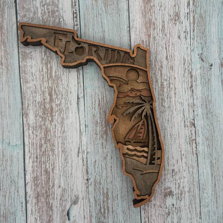 Flórida PROJETO EM CAMADAS 3D G304 por atacado de Paisley Grace Makery