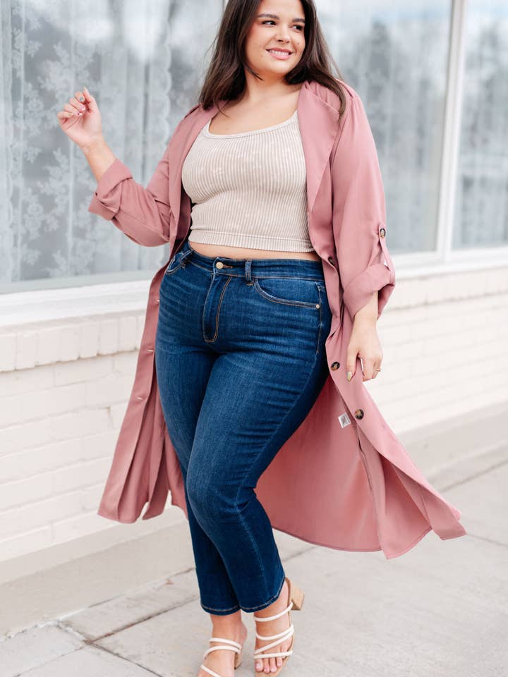 First Day Of Spring Jacket in Dusty Mauve for wholesale by Bella Nova Style Co