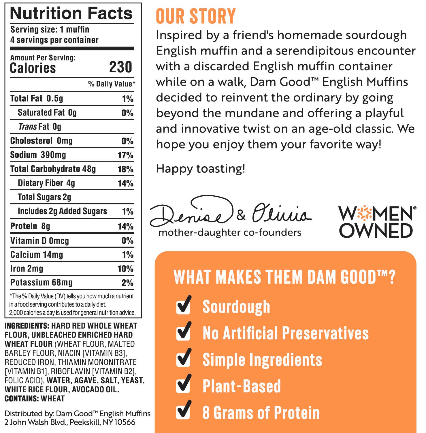 Dam Good® English Muffins - Wholesale Bread/Tortilla - Variety Pack Sourdough English Muffins9