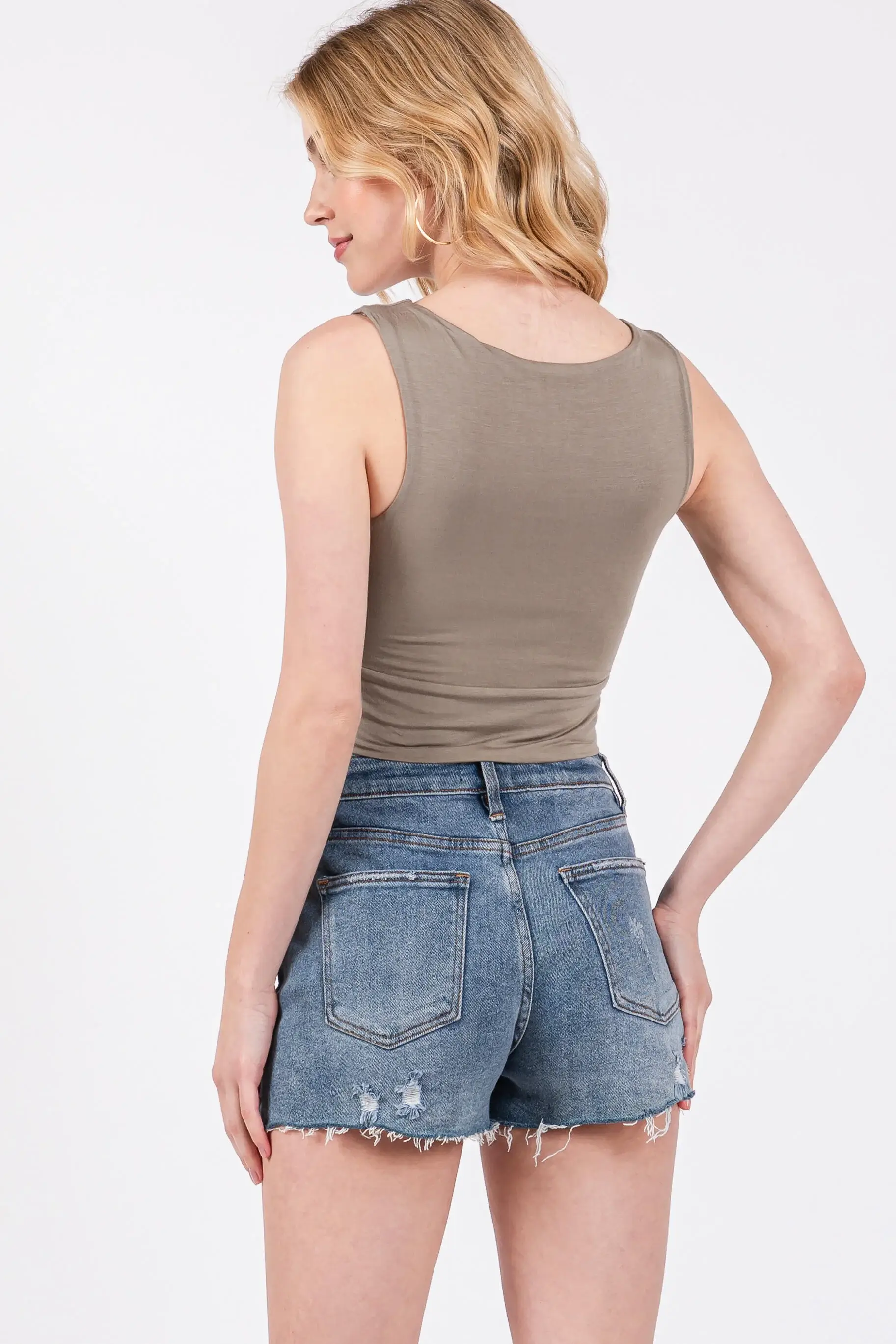 Final Touch - Wholesale Tank Top - Women's - Rayon Modal Fitted Tank Top - T1686052