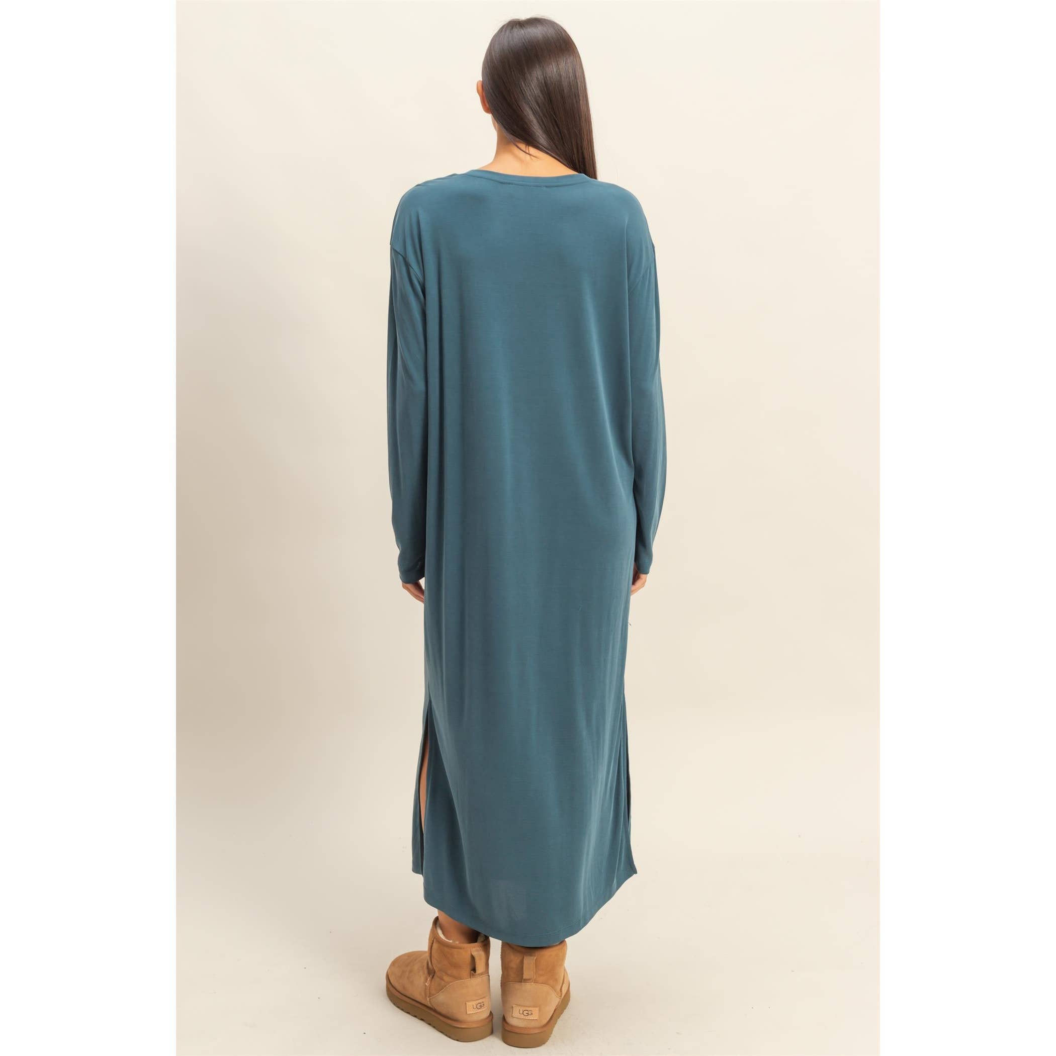 Double Zero - Wholesale Dress - Women's - Casual Midi Dress10