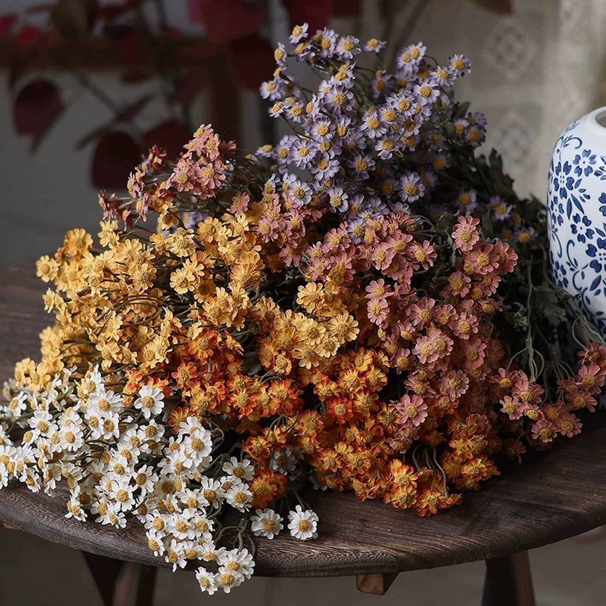 ACCITY - Wholesale Artificial Flowers - Autumn Long Stem Daisy Artificial Flower Bouquet_CWMM651013