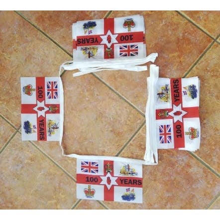 Guirlande du Centenaire de l'Irlande du Nord 6m 18 (1921-2021) pour la vente par Worldwide Flags Ltd