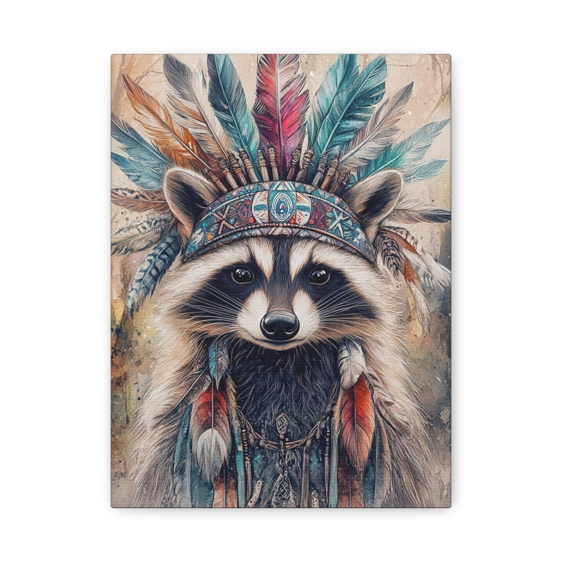 Coin Tableau – Engroshandel Kunsttryk – Diagram over indisk vaskebjørnhovedbeklædning0