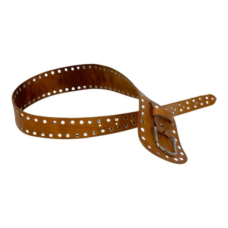 Chenson & Gorett - Wholesale Belt - Women's - Exclusive Handmade Leather Belt with Many Studs B2B3