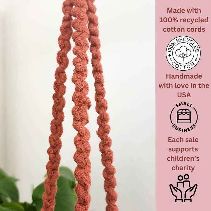 Handmade By Uruba - Wholesale Hanging Planter - Minimalist knotted plant hanger, Handmade Home decor & Gift12