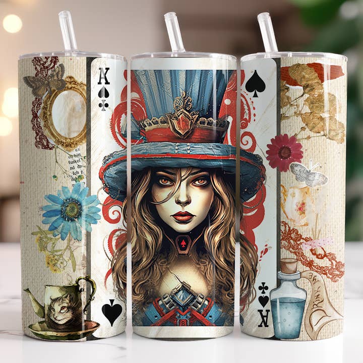 Dark Alice - Magical - Gobelet Skinny vintage de 20 oz pour la vente par Dogwood Graphics & Design