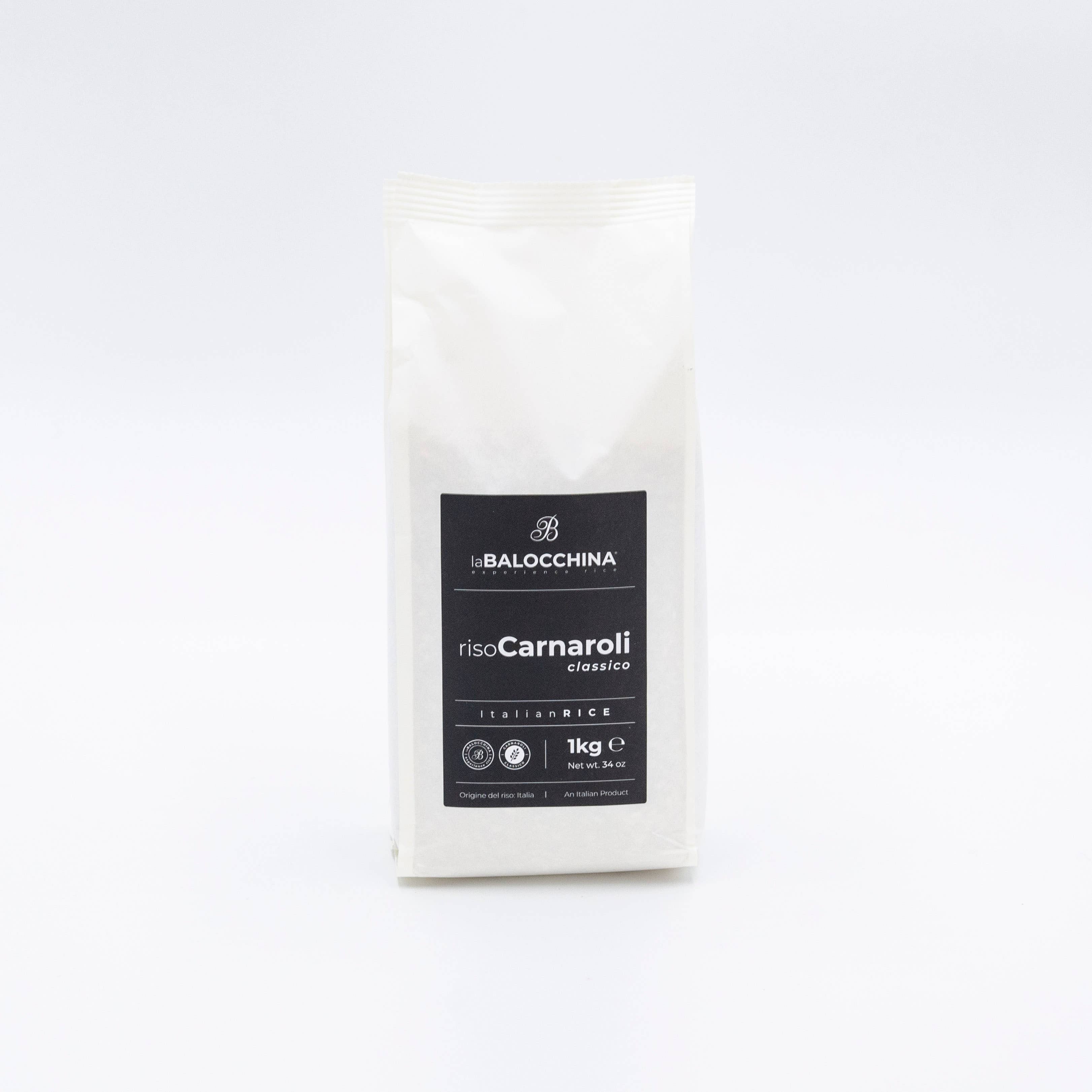laBalocchina – Großhandel Reis – Klassischer Carnaroli-Reis — 1 kg in recycelbarem Papier1