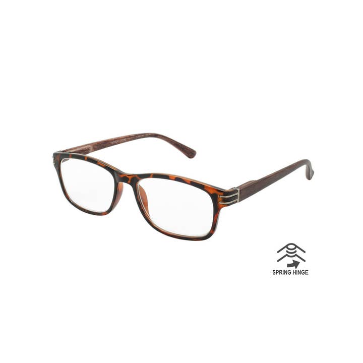 Shark Eyes, Inc - Wholesale Eyeglasses - Unisex - Reading Glasses Mens Womens Unisex 24 PC Counter Wood Tone2