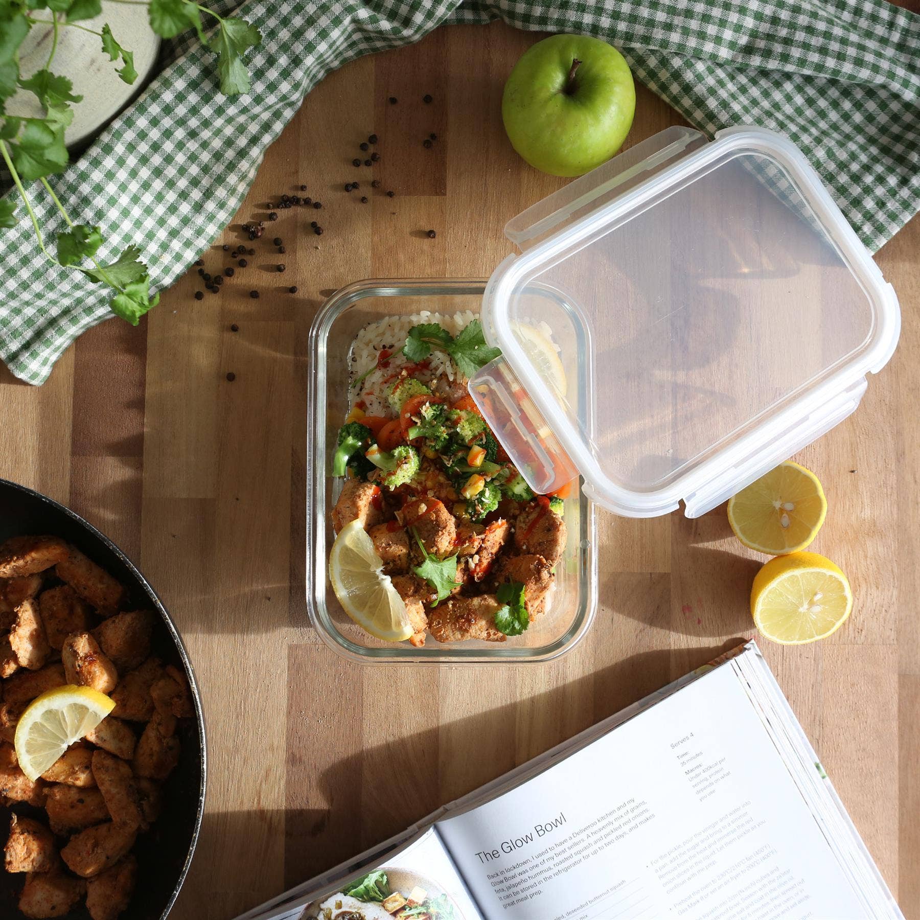 Rinkit Ltd – wholesale Food storage container – Glass Food Storage Container with Lid6