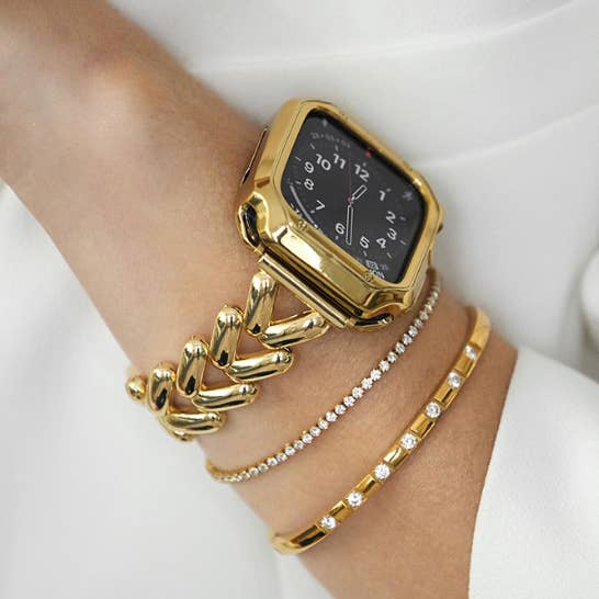 HoopLa - Venta al por mayor Pulseras de tenis - Pulsera Tennis de acero inoxidable con circonita3