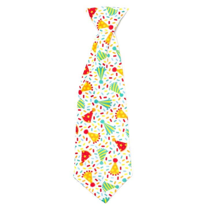 White Celebrate Neck Tie for wholesale on Faire