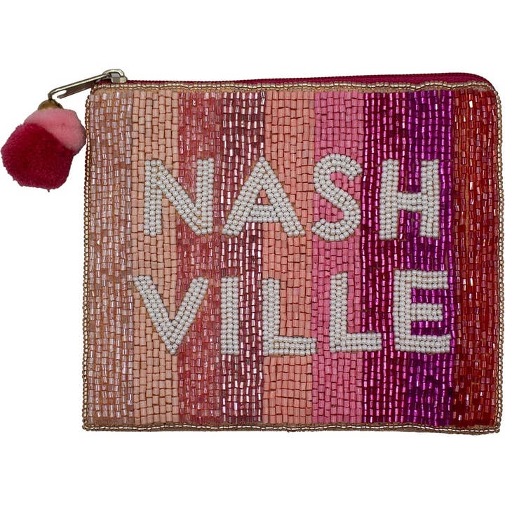 Pizzazz, Inc. - Wholesale Coin Purse - Women's - NASHVILLE BEADED COIN POUCH