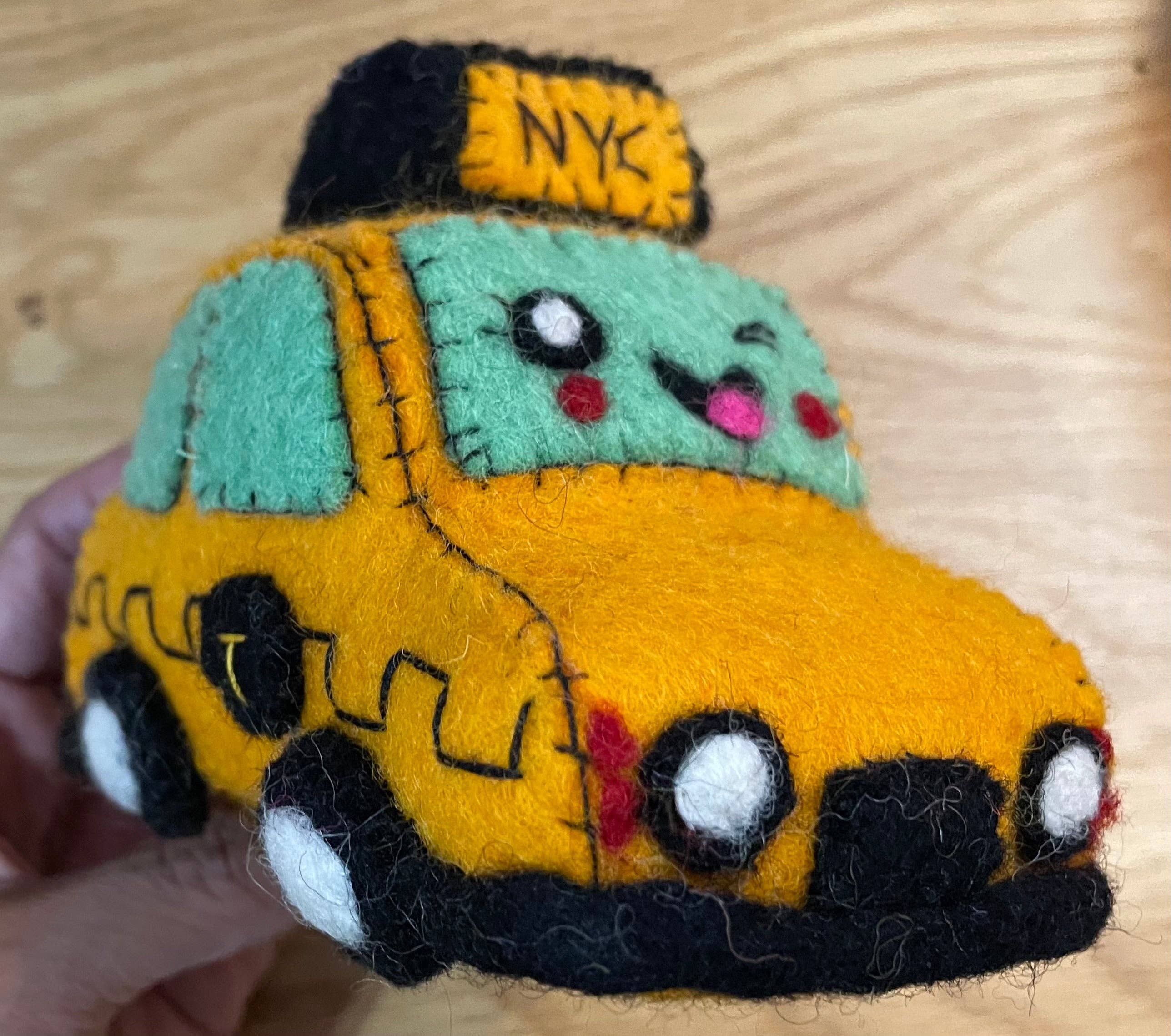 Yellow NYC Taxi Toy for wholesale on Faire1
