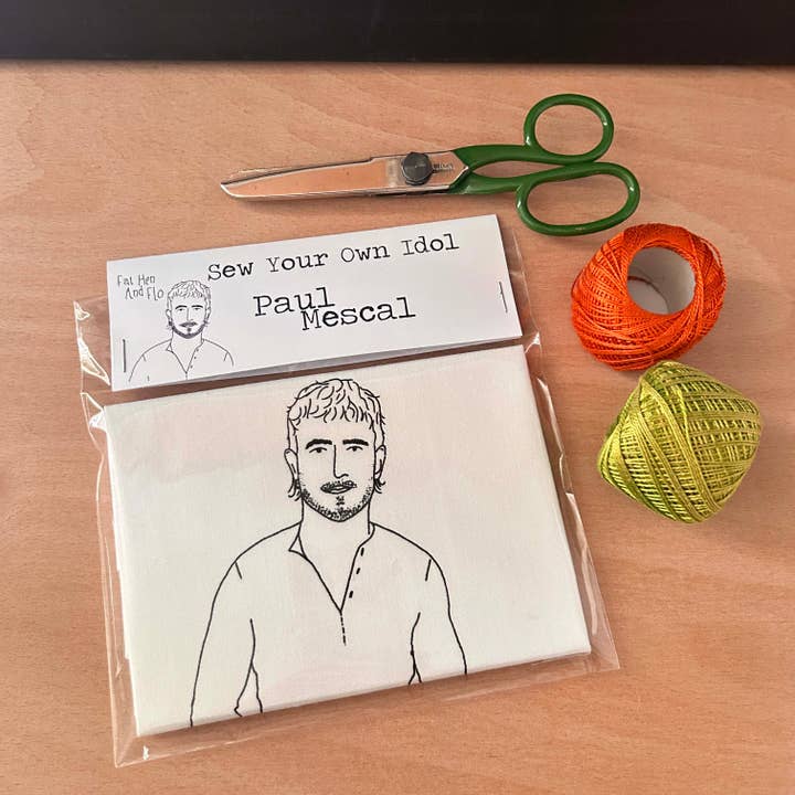 Paul Mescal - Sew Your Own Idol Kit for wholesale by Fat Hen And Flo