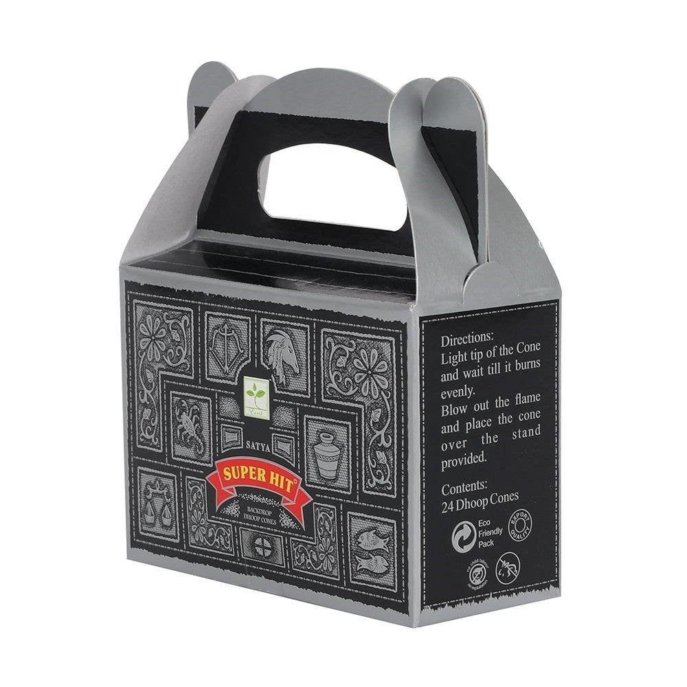 Ritual Scent – Engroshandel Røgelse – Satya Superhit Backflow Dhoop Cones 6 pakker med 24 kegler hver2
