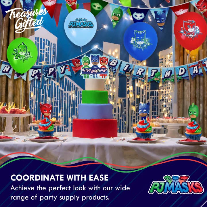 Treasures Gifted - Wholesale Balloon - PJ Masks Balloon Bouquet - PJ Masks Party Supplies
