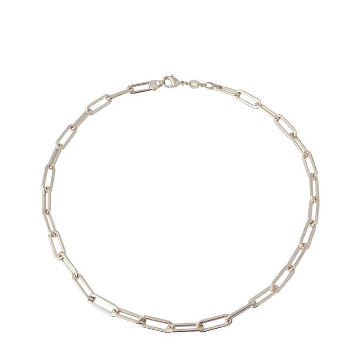 Modern Opus - Wholesale Link & Chain Necklace - Goldfilled Lg Clip chain nk NK20001