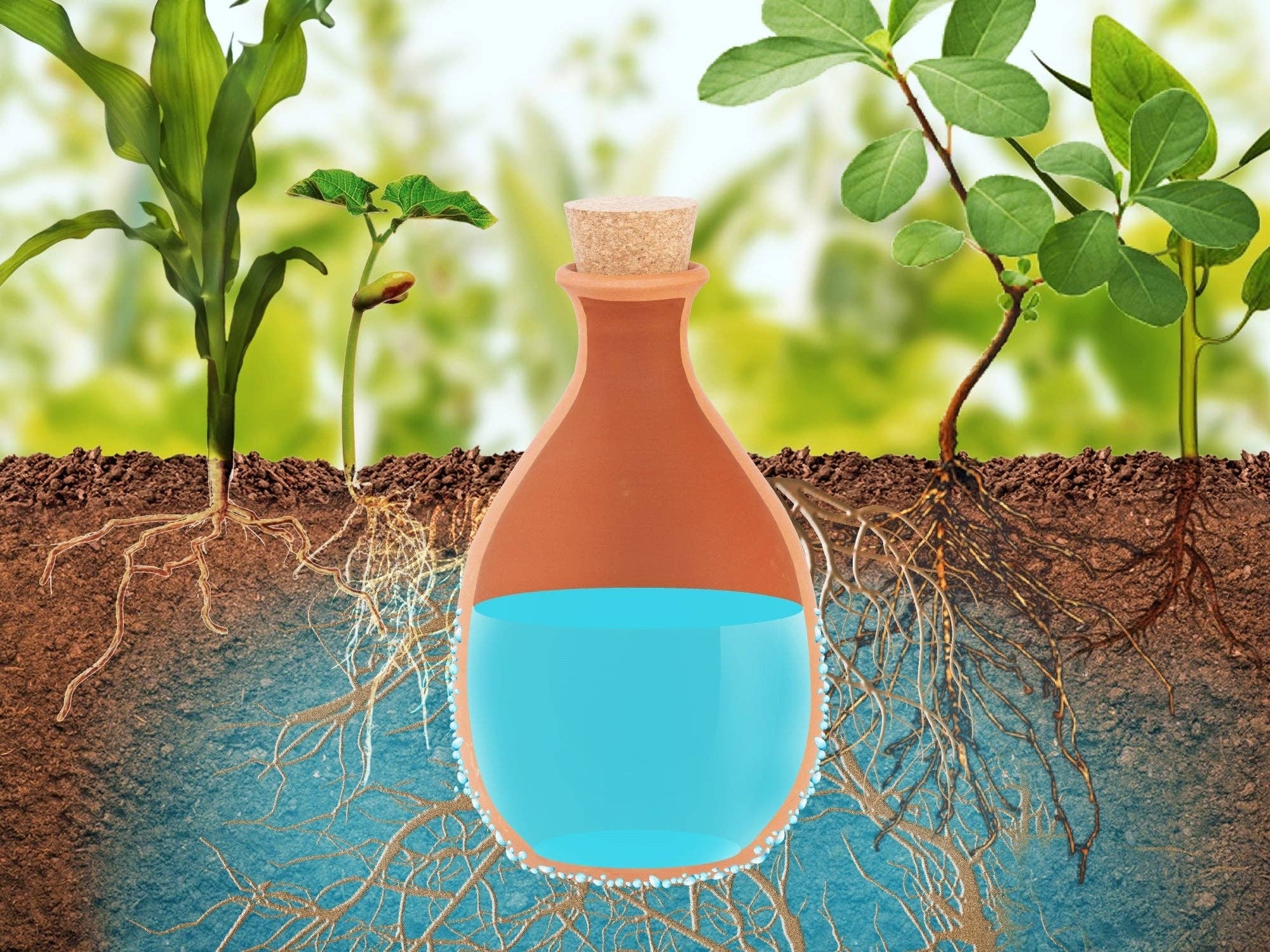 NACH - Wholesale Watering Can - Olla Underground Watering Bottle, Small1