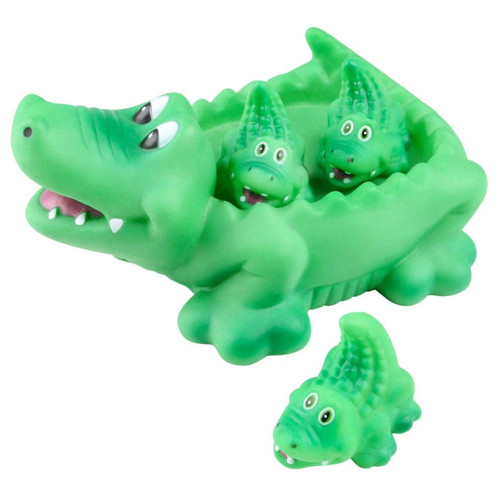 La Luna Bella - Toys – Engroshandel Badelegetøj - Baby – 4stk ALLIGATOR BATH LEGETØJ LLB Badetøj5
