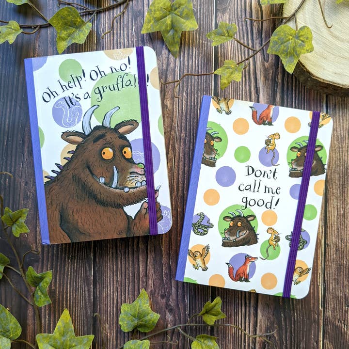 A6 Elastic Notebook - Gruffalo for wholesale by Robert Frederick Ltd